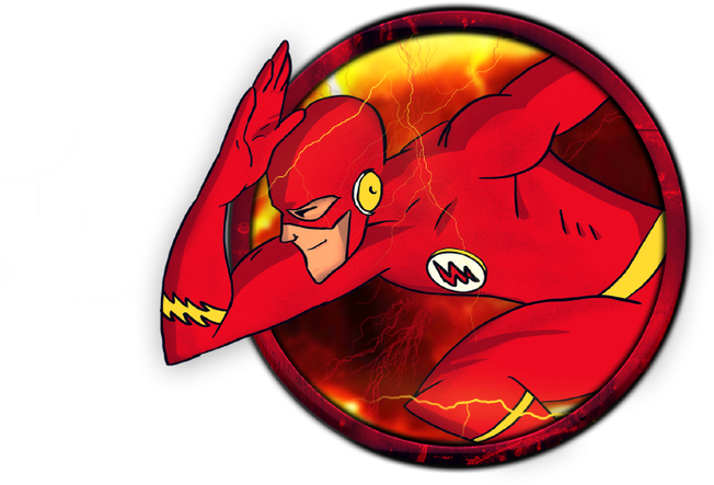 The Flash Mascot Logo~ Tuhin's Editing By Tuhin98 - Art (800x800), Png Download