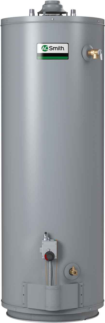 Smith Adds 55-gallon Conservationist Commercial Model - Ao Smith Smi Gcr-40 Promax 300/301 Series 40 Gallon (600x1424), Png Download
