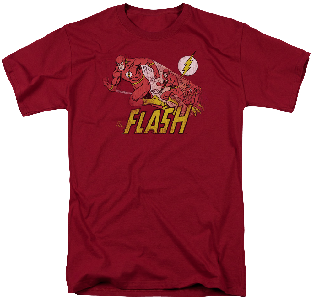 Sheldons Comet The Flash Shirt - Tank Top: Tank Top: The Flash - Crimson Comet, 3x3in. (1000x958), Png Download