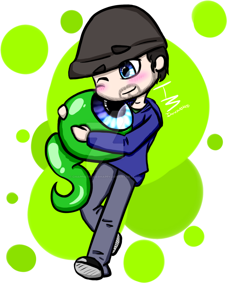 Jacksepticeye Chibi Fan Art (1024x1205), Png Download