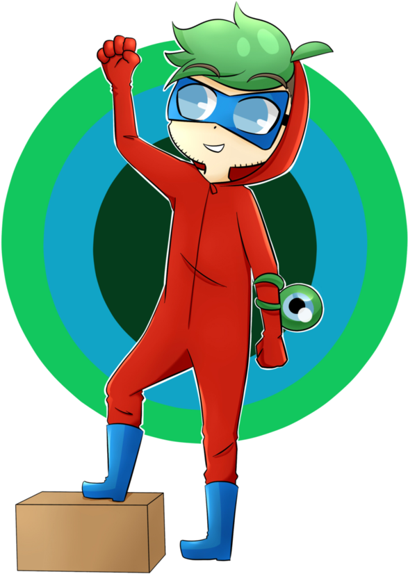 Jackieboy Man By Feliinia - Jacksepticeye Spiderman Fan Art (587x826), Png Download