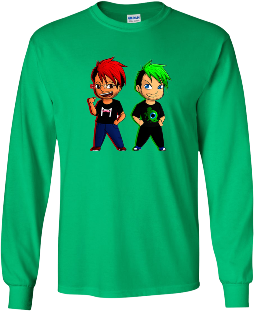Markiplier And Jacksepticeye Youth Ls T Shirt T Shirts - Allweknow Markiplier Vs Jackseptic Eye Youtube Coffee (1024x1024), Png Download