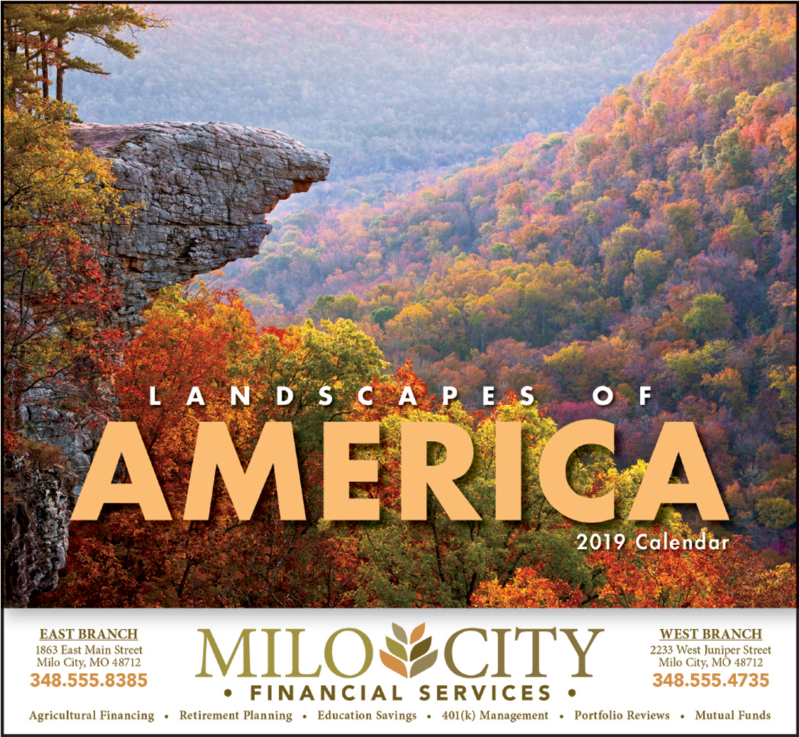 Picture Of Landscapes Of America Wall Calendar - Landscapes Of America Calendar (1200x1200), Png Download