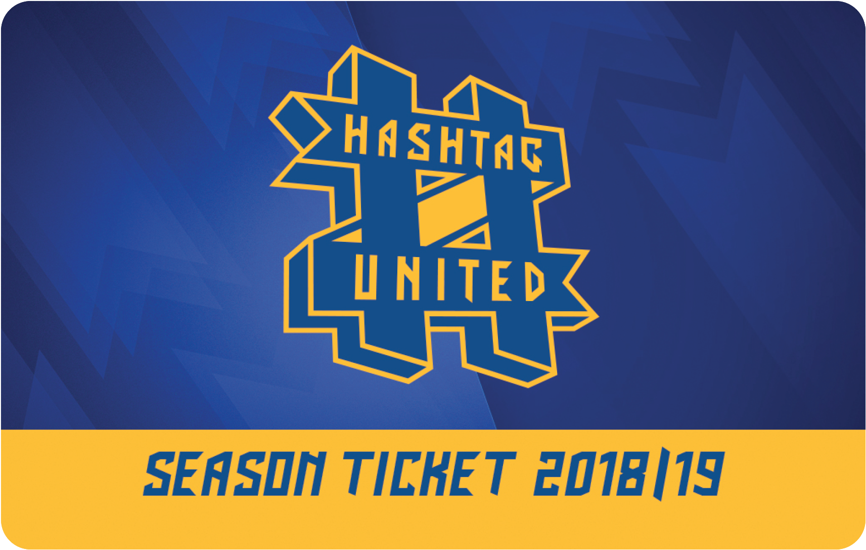 Image Of 2018/19 Season Ticket - Hashtag Utd Logo (1828x1230), Png Download