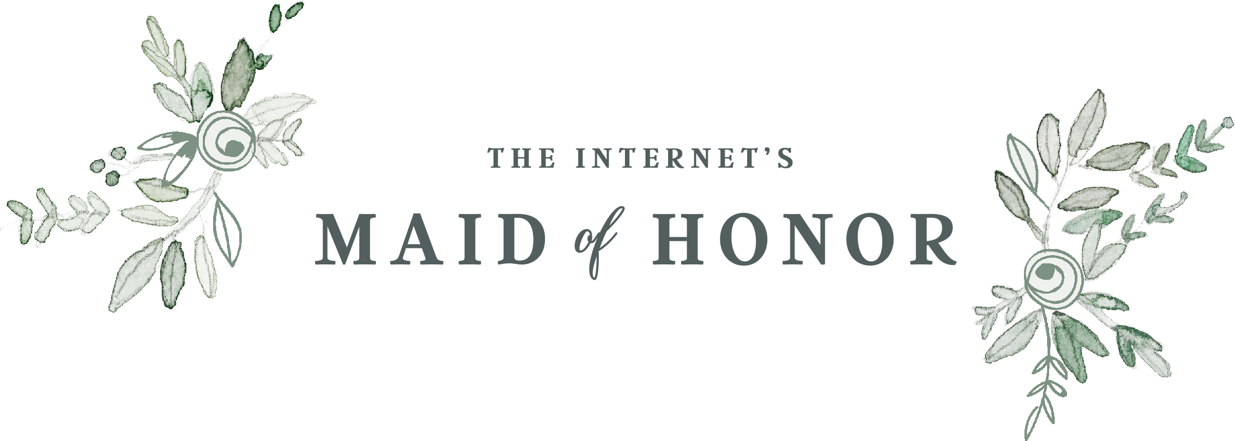 The Internet's Maid Of Honor - Wedding (2405x859), Png Download