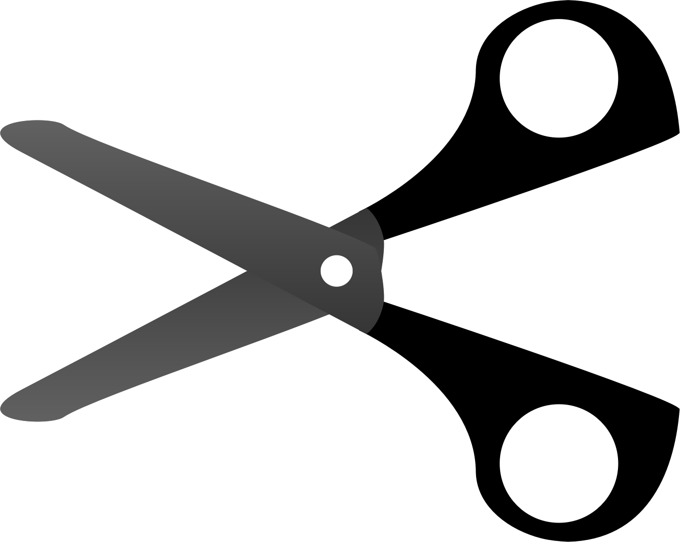 Clipart Scissors Inside Scissors Clipart - Scissors Clipart (1327x1057), Png Download