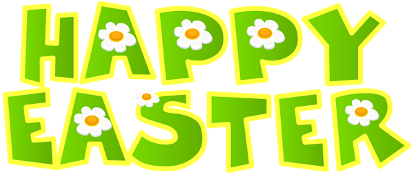 Happy Easter Transparent Png Clip Art - Portable Network Graphics (600x253), Png Download