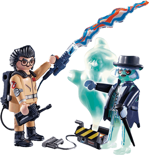 1 Of - Playmobil Spengler And Ghost (600x600), Png Download