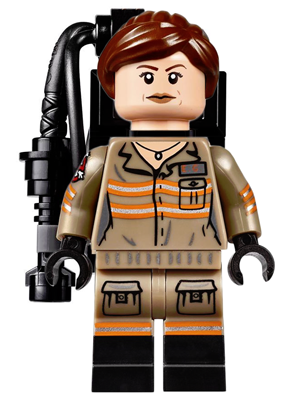 Lego Minifig Ghostbusters Erin Gilbert - Abby Yates Ghostbusters Lego (400x400), Png Download