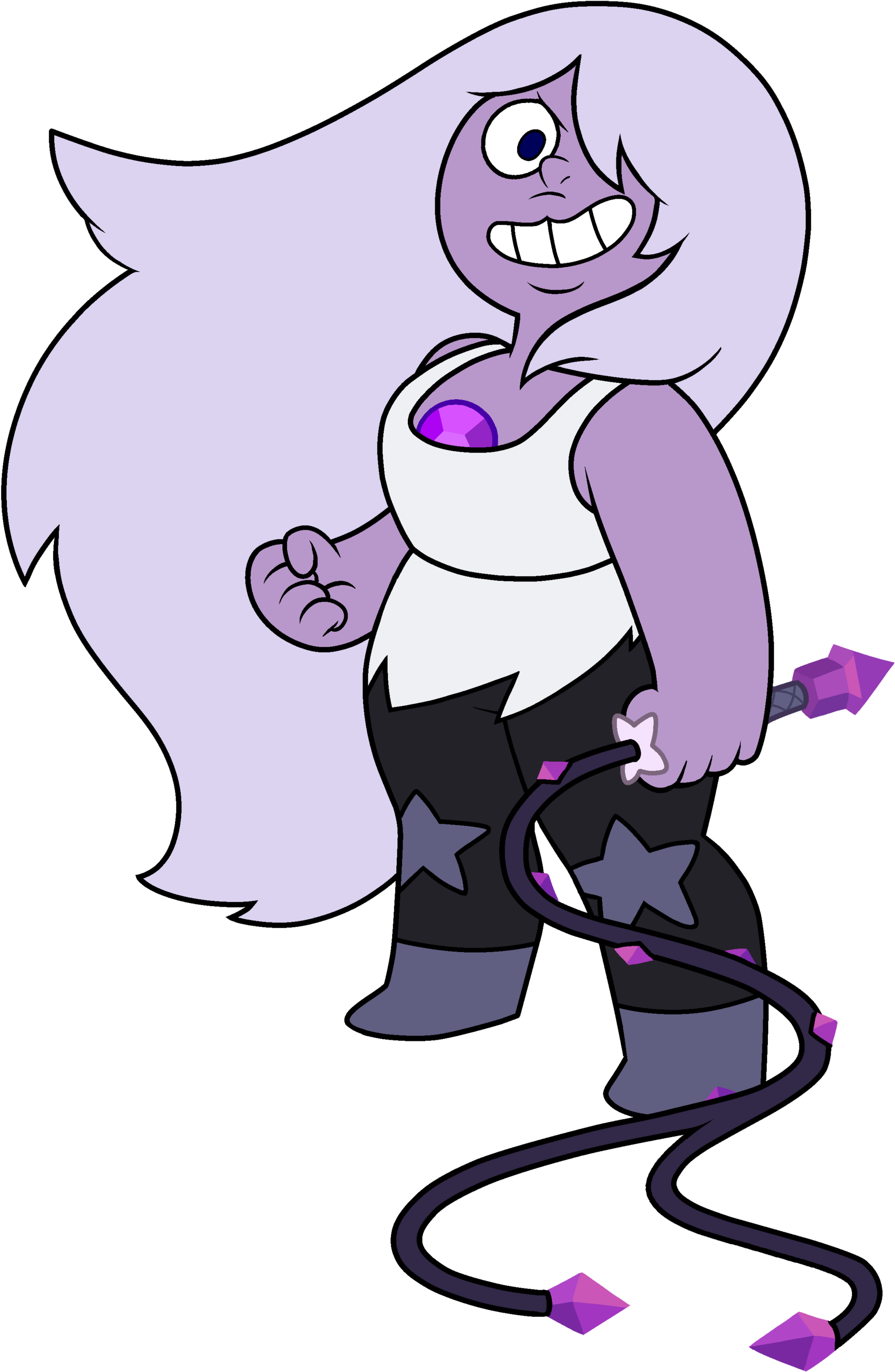Amethyst Holding Whip - Amethyst Steven Universe Season 5 (399x549), Png Download