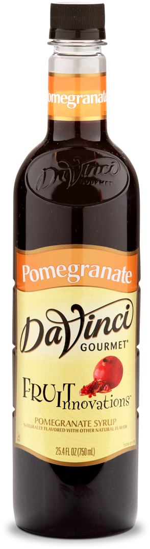 6073738470105n Pomegranate Fi 750ml P 6073738470105n - Davinci Gourmet Fruit Innovations Peach Syrup - 750 (1200x1200), Png Download