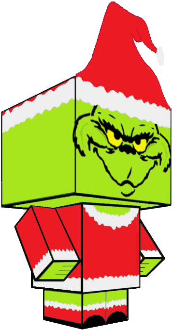 Christmas Grinch Face Clip Art - Grinch Black And White (554x744), Png Download