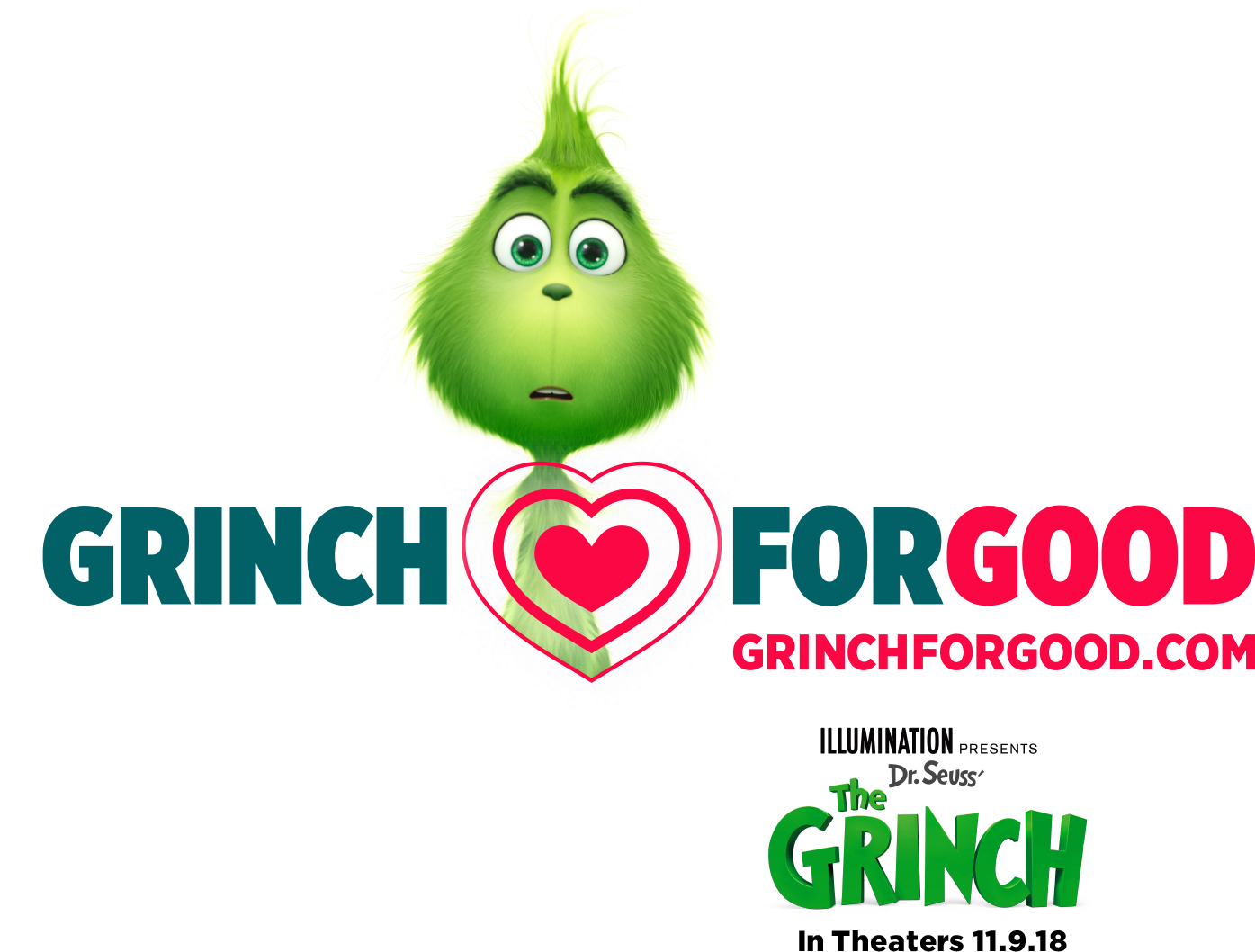 The Grinch Has A Heart Two Sizes Too Small - Donation (1394x1067), Png Download
