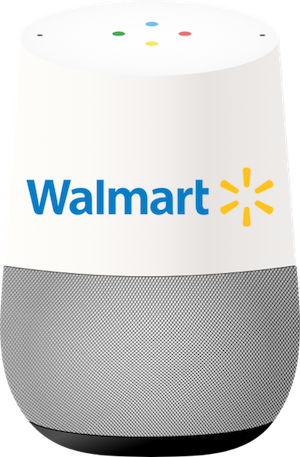 The Partnership With Walmart Is Important For Google - Wal Mart Stores Inc Logo (300x457), Png Download