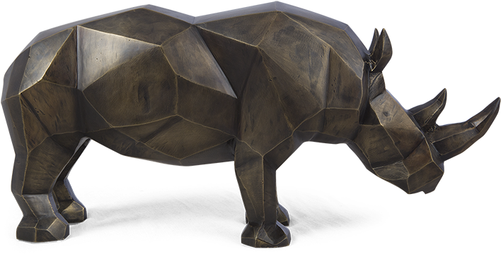 Rhino - Brass (800x800), Png Download