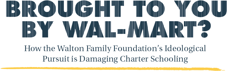 Brought To You By Wal-mart How The Walton Family Foundation's - Brought To You By Transparent (893x298), Png Download