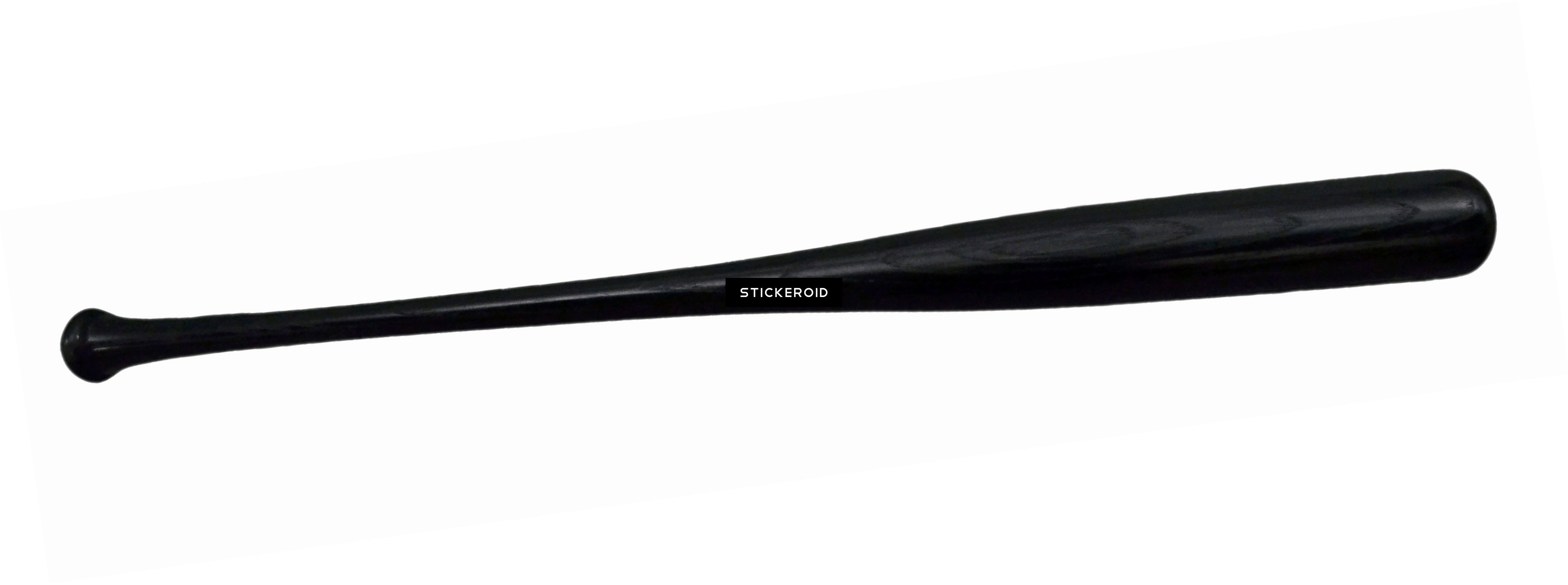 Black Baseball Bat - Telescope (4828x1802), Png Download
