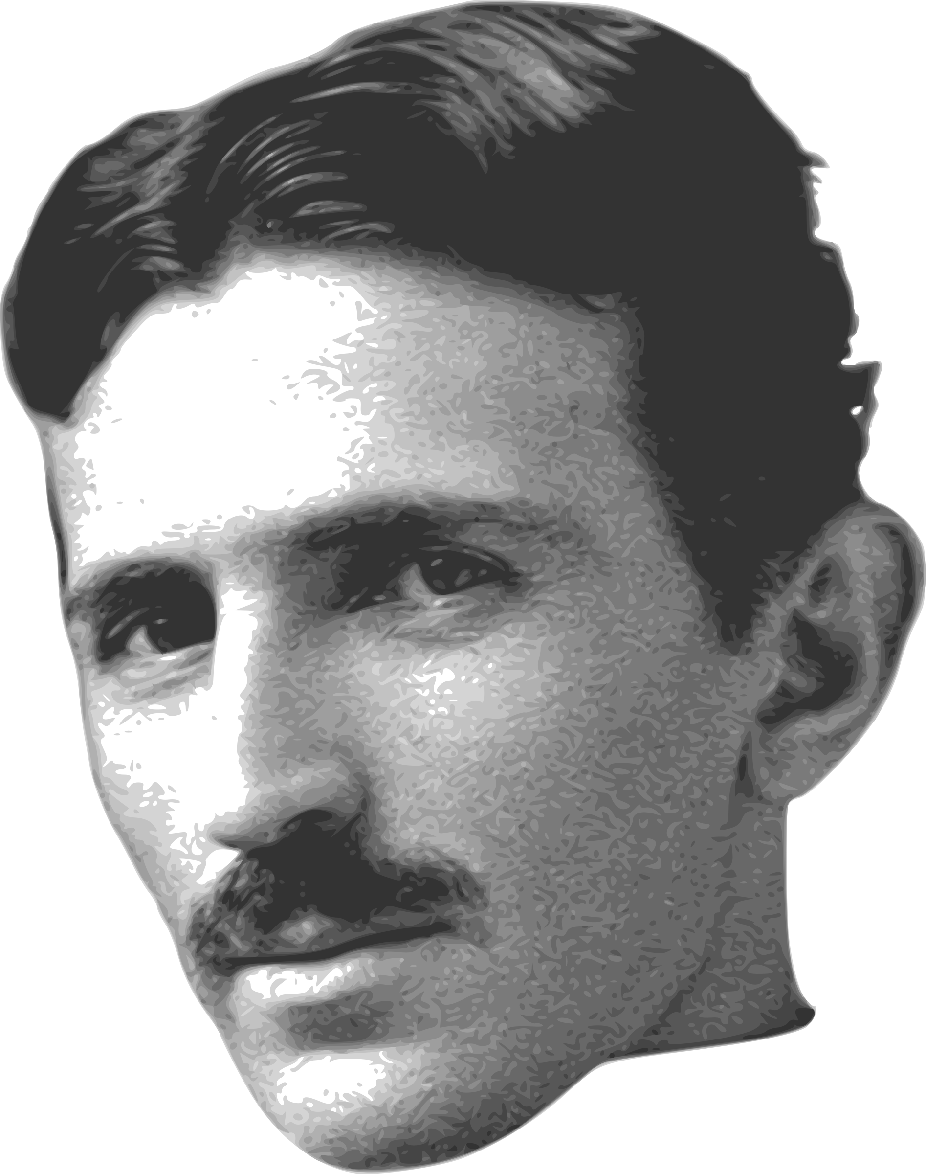 This Free Icons Png Design Of Nikola Tesla 2 - Nikola Tesla (1894x2400), Png Download