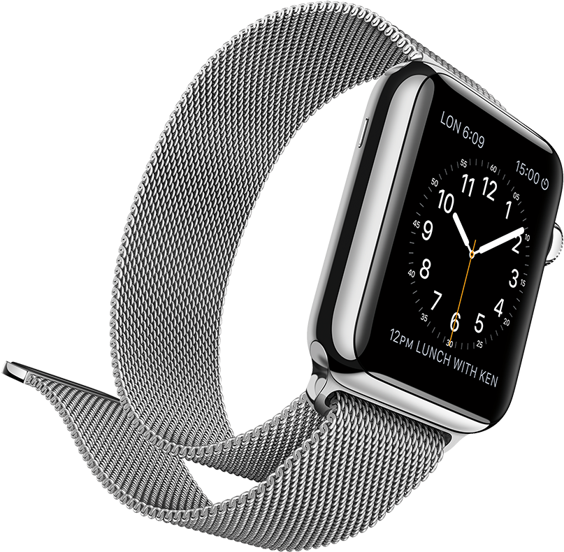 Apple, Apple Watch - Milanese Loop Band For Apple Watch (900x900), Png Download