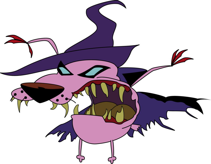 The Sandman Sleeps By Gth089 On Deviantart - Courage The Cowardly Dog Png (900x701), Png Download