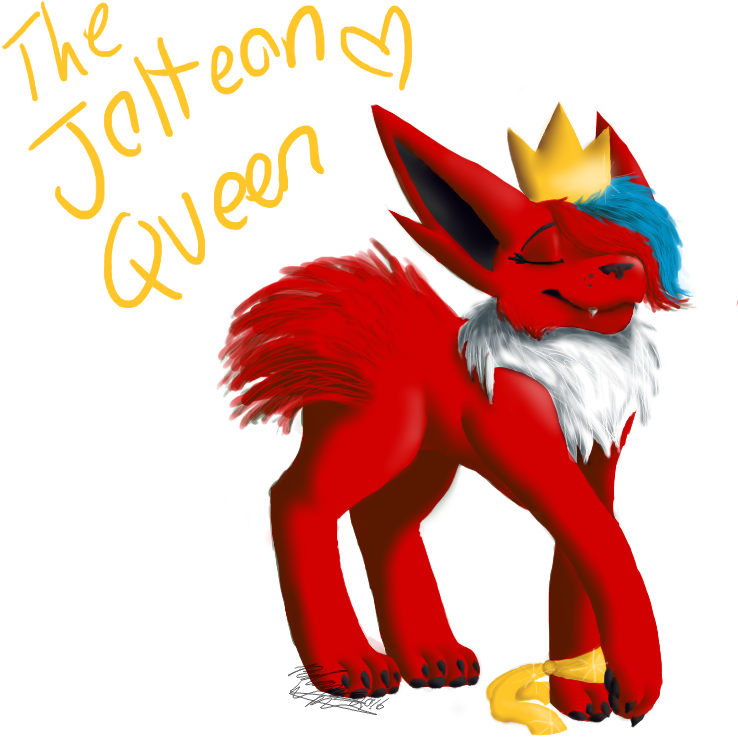 The Jolteon Queen - Queen Jolteon (760x760), Png Download
