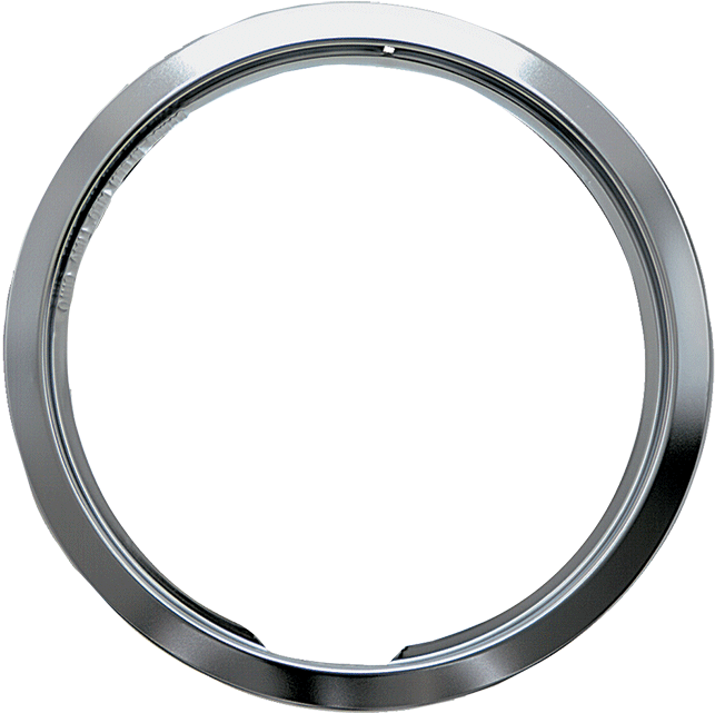 R6-u Style E Small Heavy Duty Chrome Trim Ring Range - Nikon Uv Haze L37c Glass Filter (1024x1024), Png Download