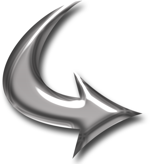 Arrow Chrome Right - Chrome Arrow Png (591x591), Png Download