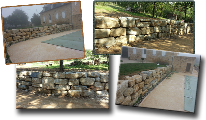 Goudard Enrochmnt - Stone Wall (658x390), Png Download