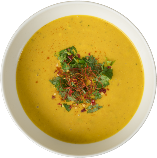 Spiced Carrot - Carrot And Red Lentil Soup (525x526), Png Download