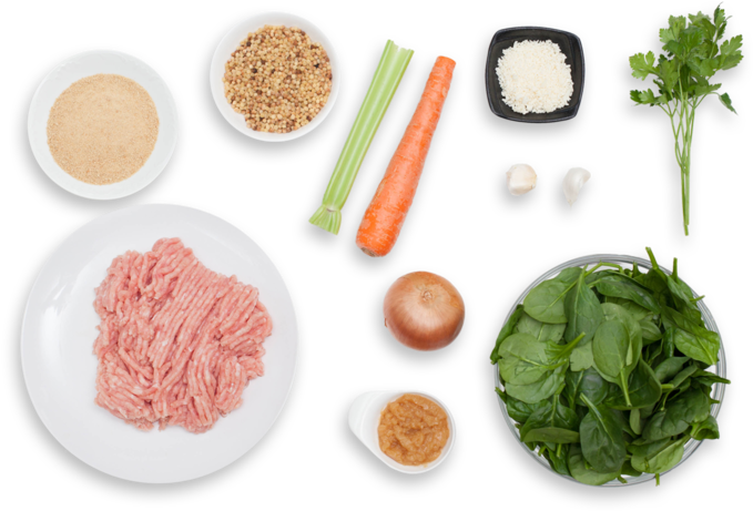 Italian Wedding Soup With Fregola Sarda & Spinach - Spinach (700x477), Png Download