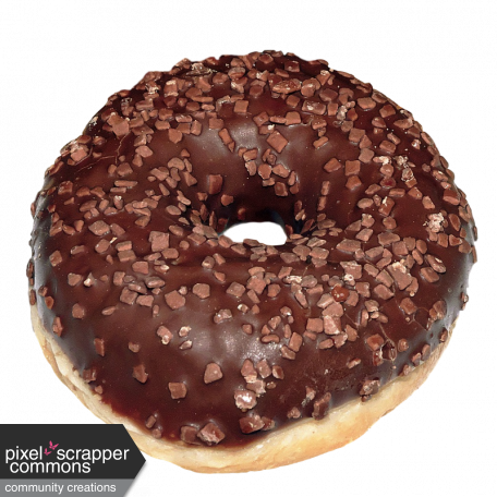 Chocolate Doughnut - Doughnut (456x456), Png Download