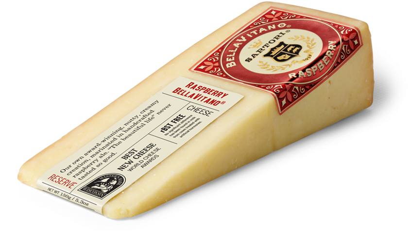 Sartori Company Raspberry Bellavitano Cheese Wedge (928x620), Png Download