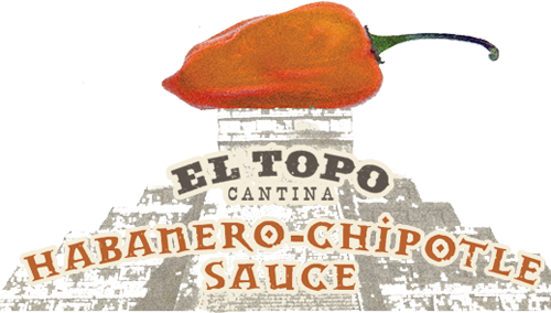 El Topo Cantina Habanero Chipotle Hot Sauce Logo - Hot Sauce (500x284), Png Download