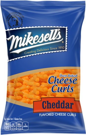 Mikesell's Salted Caramel Puffcorn Delites, 5.5 Oz (600x600), Png Download