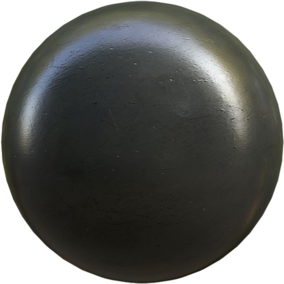 Black Rusty Metal Texture By Sharetextures - Sphere (1024x1024), Png Download