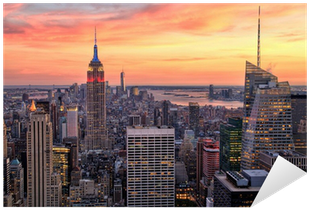 New York City Midtown With Empire State Building At - New York City (400x400), Png Download