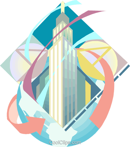 Empire State Building Royalty Free Vector Clip Art - Science (427x480), Png Download