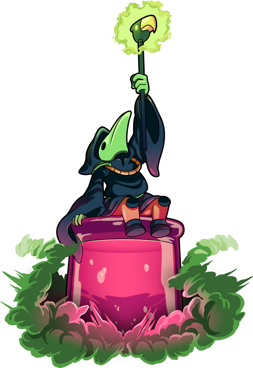 For The Uninformed, Plague Of Shadows Will Let You - Shovel Knight Plague Of Shadows Png (1000x1473), Png Download