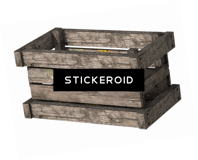 Wooden Crate Side View - Omeleteria (783x636), Png Download