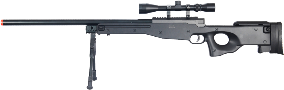 L96 Sniper Rifle / Spring Sniper Rifle - Awp L96 (1024x384), Png Download