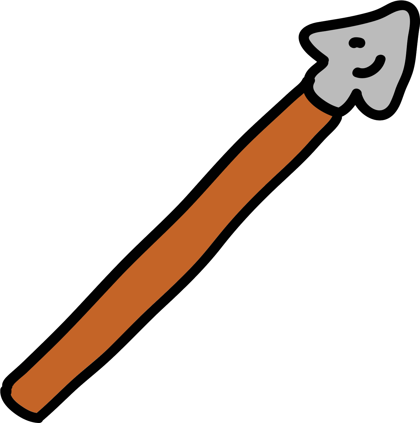 This Icon Is A Part Of A Collection Of Spear Flat Icons - Icon (1600x1600), Png Download