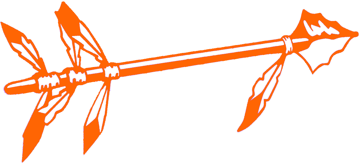 Native American Clipart Spear - Spear Clipart (1227x557), Png Download