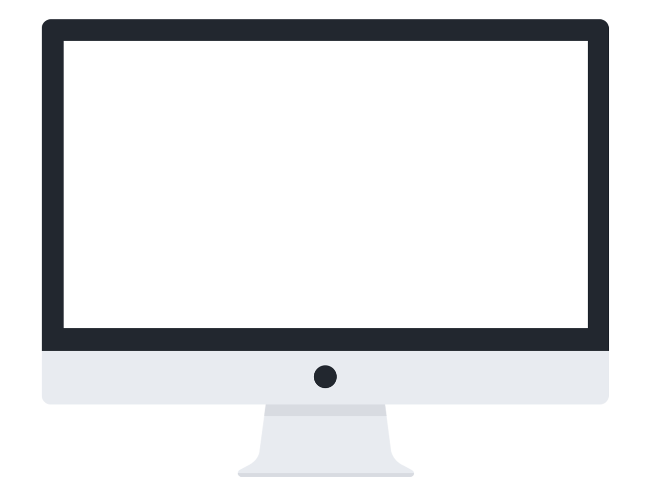 Imac Monitor Png Download - Widescreen Computer Monitor Png (1280x960), Png Download