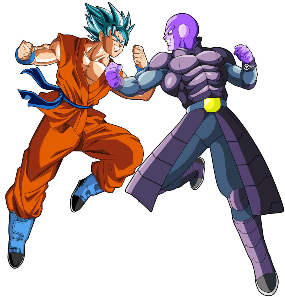 Goku Vs Hit By Naironkr Goku Vs Hit By Naironkr - Goku (1024x1062), Png Download