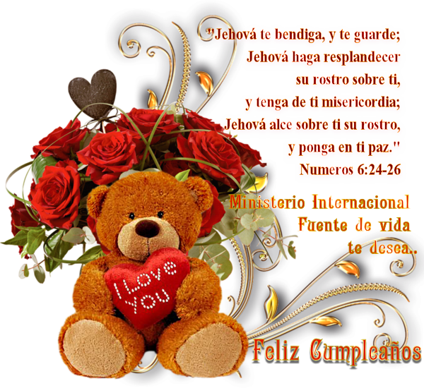 Felizcumpleaos - Teddy Bear (600x550), Png Download