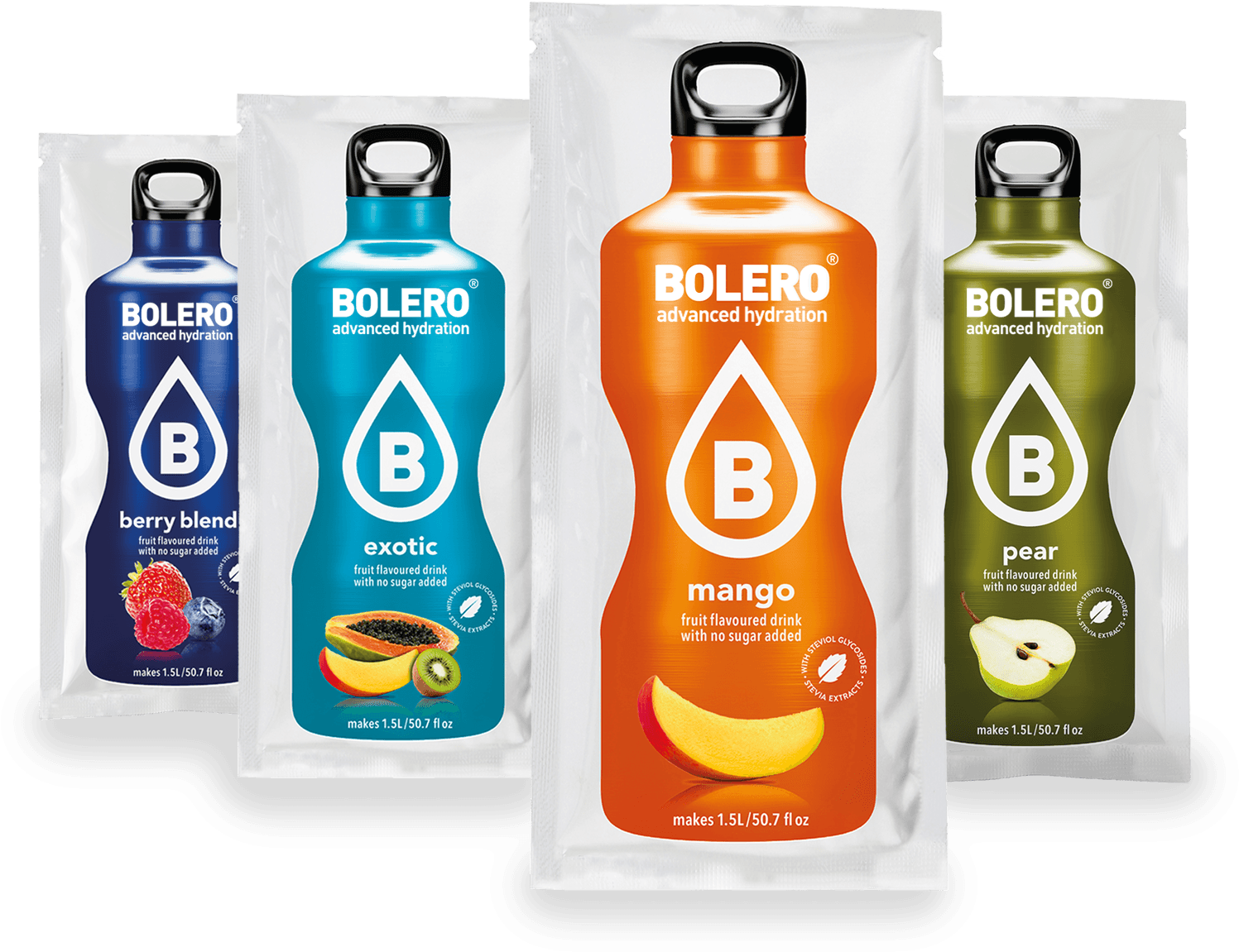 Delicious, Handy And Sugar Free - Bolero Drink (1562x1274), Png Download