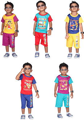 Donald 5 Boy`s T-shirt And Bermudas Set - Boy (350x480), Png Download
