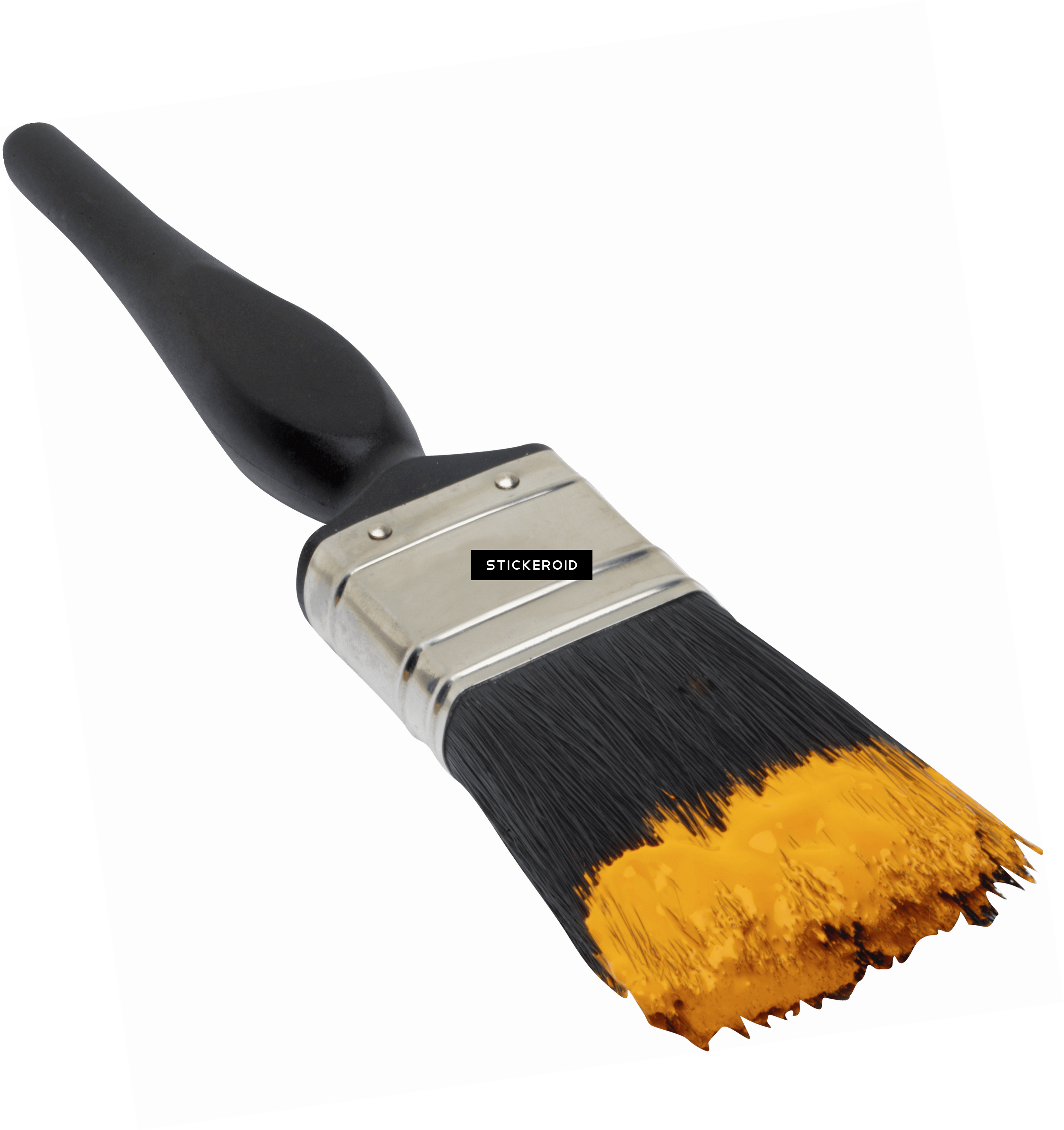 Brush Yellow - Portable Network Graphics (3159x3356), Png Download
