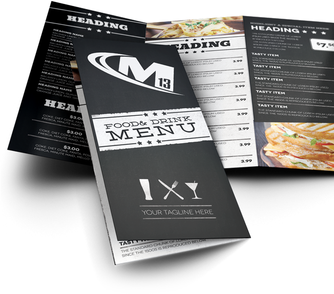 Menus - Menu Printing (651x651), Png Download
