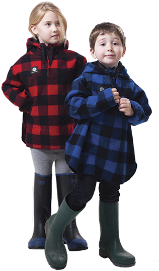 Swanndri Bushshirt Childrens Brixton - Swanndri “brixton" Kids Bushshirt Red/blue/olive/navy (763x571), Png Download